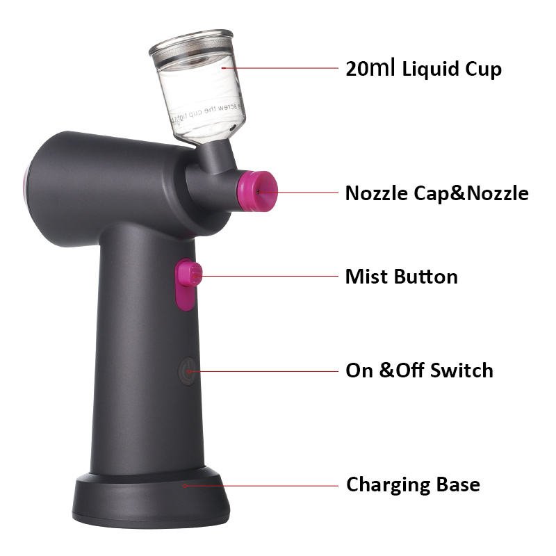 Wireless Rechargeable Cordless Barber Scalp Care Air Brush Hair Airbrush Barber