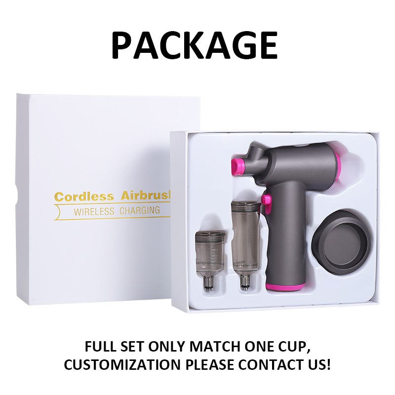 Wireless Rechargeable Cordless Barber Scalp Care Air Brush Hair Airbrush Barber