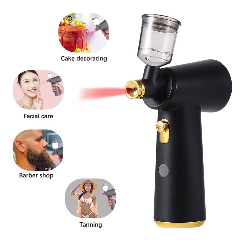 Wireless Rechargeable Cordless Barber Scalp Care Air Brush Hair Airbrush Barber