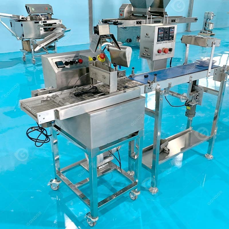 8kg Small Manual Mini Choclatey Chocolate Bar Mould Dipping Make Temper Enrobe Melting Molds Wheel Machine