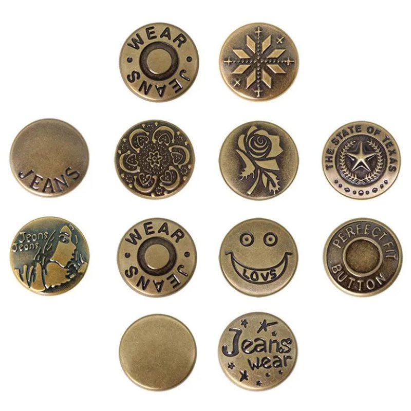 Popular Design Down Shirt Maker Making Machines Up Men Buttons Blouses Sewing Coat Brass Button For Jeans