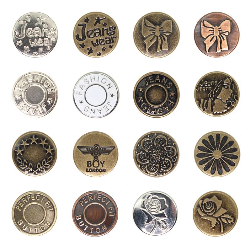Popular Design Down Shirt Maker Making Machines Up Men Buttons Blouses Sewing Coat Brass Button For Jeans