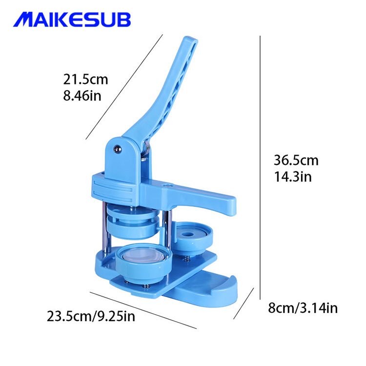 High QualityEasy to operate badge machine & Button Maker Machine Hot Sale Circle Cutter Press Kit with Pump Metal Material