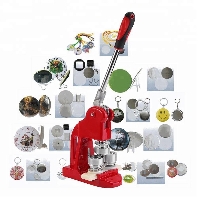 Manufacturer Hand Press Metal Button Badge Making Machine pin button maker Metal Badge Making Machine