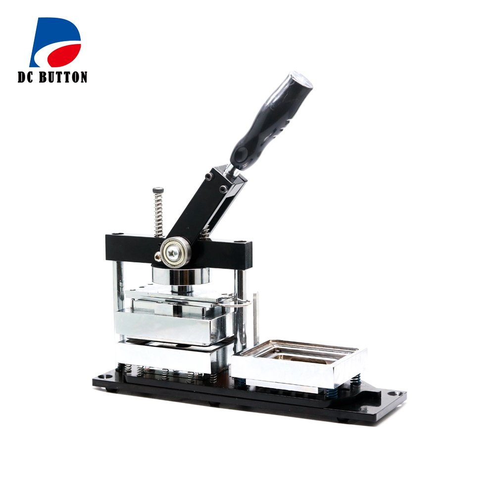 90*65mm Rectangular Shape Button Badge Making Machine Fridge Magnet Making Machine