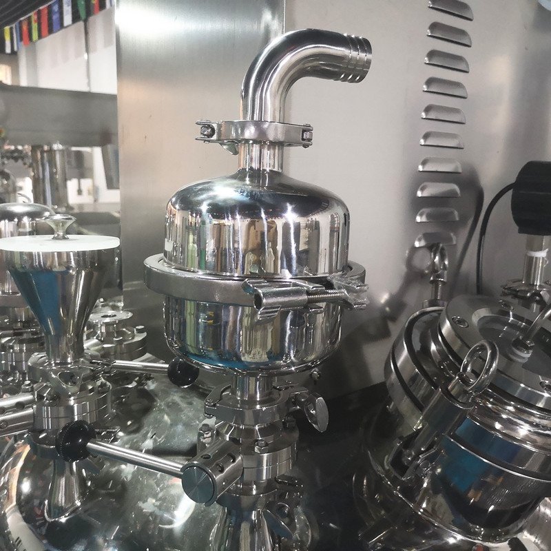 100L 200L Industrial Vacuum Emulsifier Cosmetic Skin Face Cream/Lotion/Ointment Maker Gel Wax Paste Making Mixing Machine