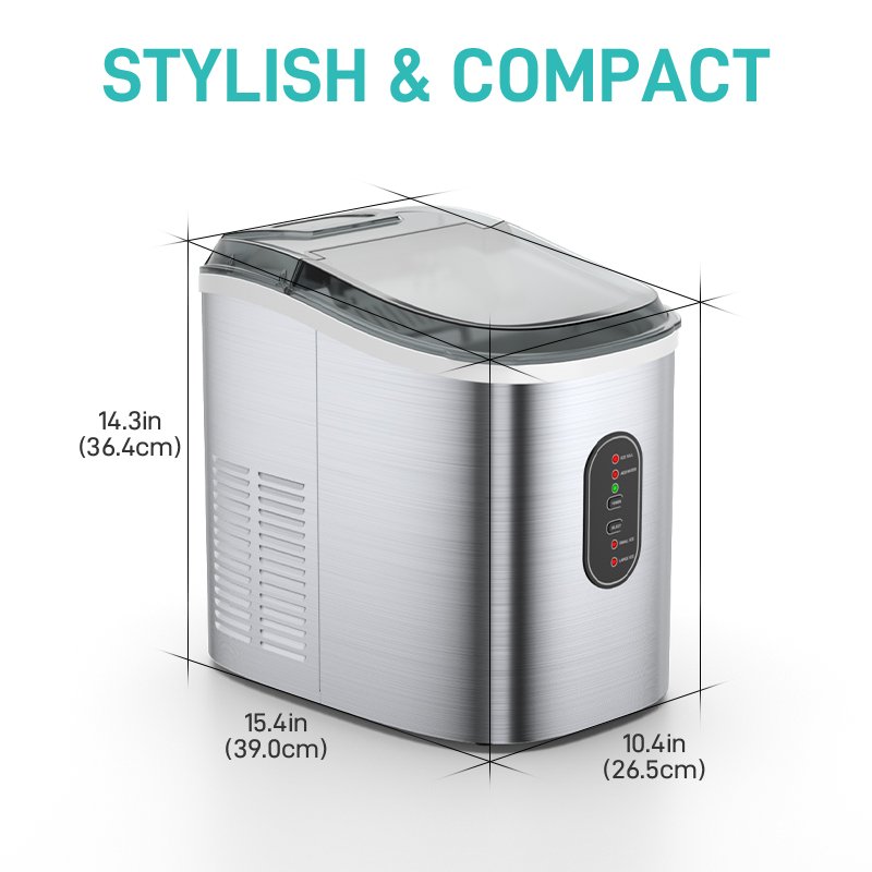 Multifunctional Large Capacity Ice Cube Makers Stainless Steel portable electric ice cube maker