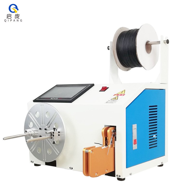 Automatic high quality spoiling and tying machine with button control cable coiling binding wire tying machine