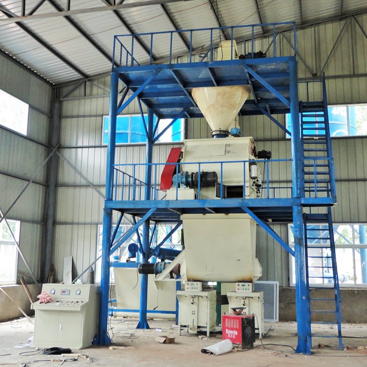 One-button start, dry mortar production line to achieve fast production