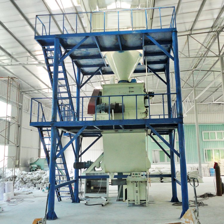 One-button start, dry mortar production line to achieve fast production