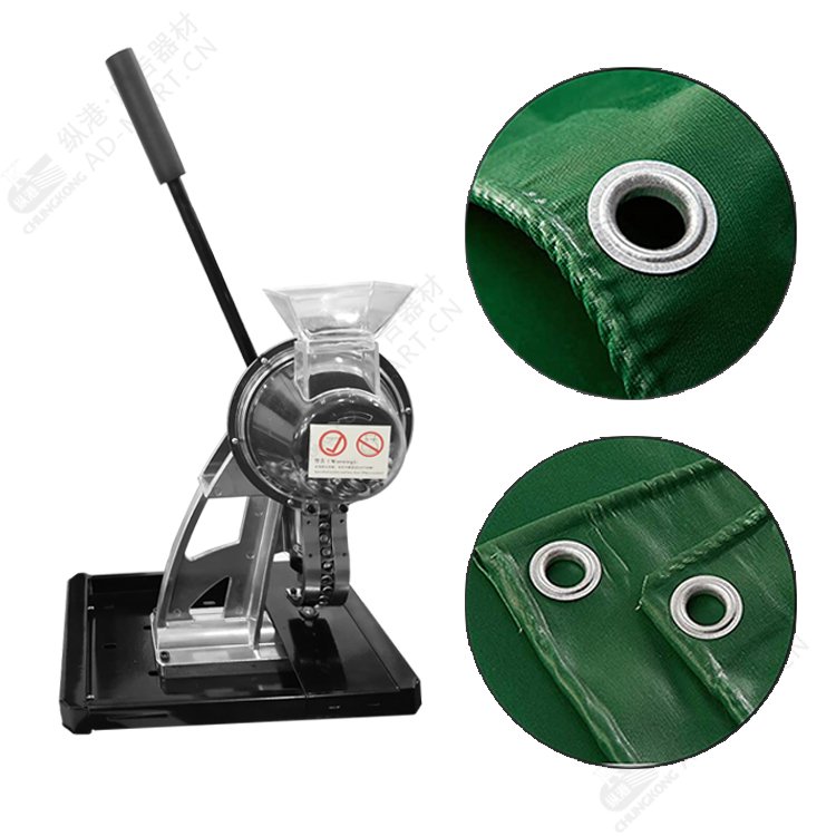 semi automatic manual eyelet punching machine and grommet snap button machine