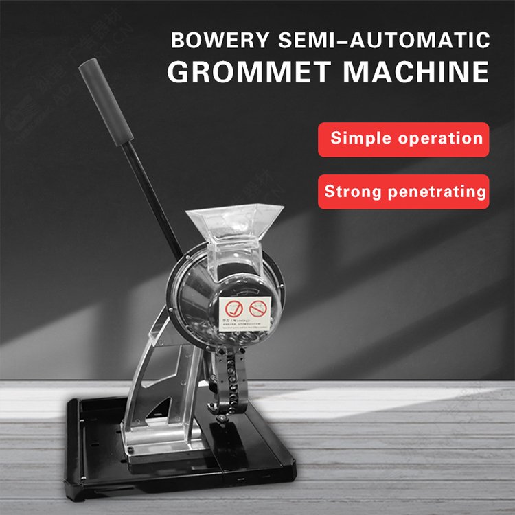 semi automatic manual eyelet punching machine and grommet snap button machine