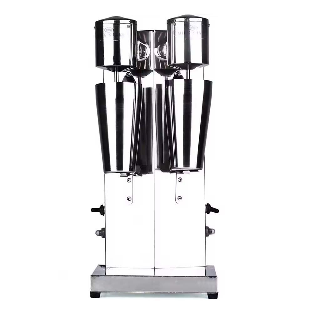 Xeoleo Milkshake machine Stainless Steel Milk Shake Machine Double Head Drink mixer Make Milks Foam/Milkshake Bubble Tea Machine