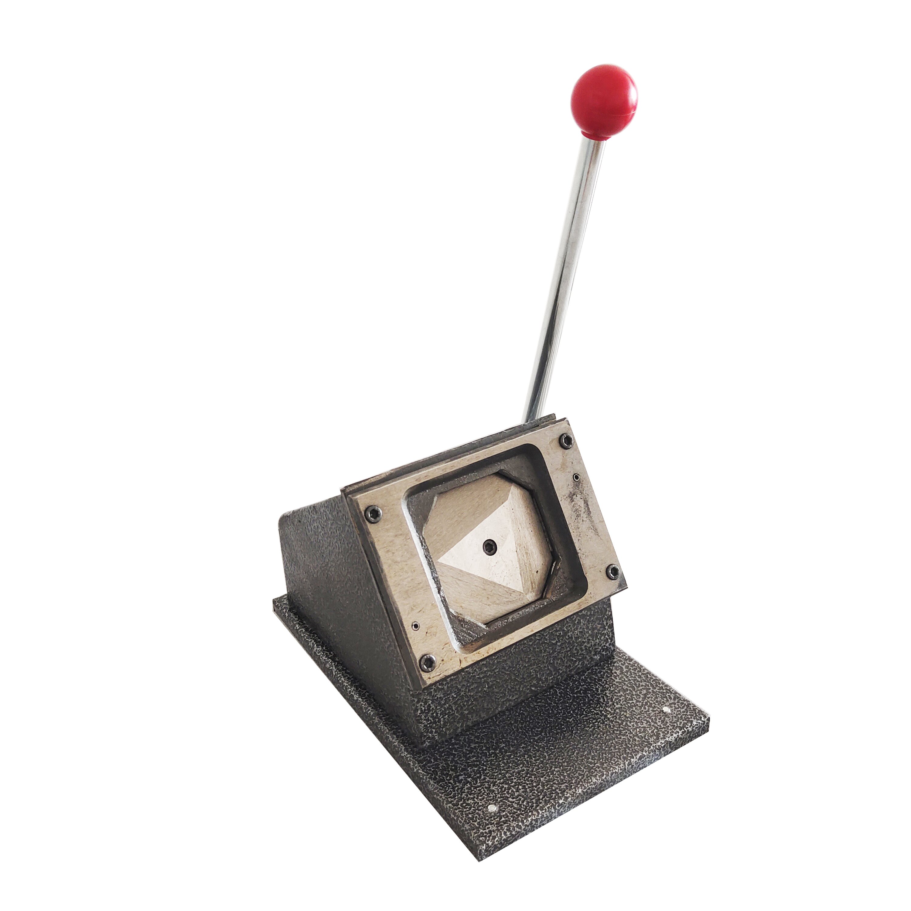 TEBAK Rectangle Shape 80*53mm 63.5*63.5mm 50*50mm Manual Photo Button Maker Magnet Machine Fridge Magnet Component