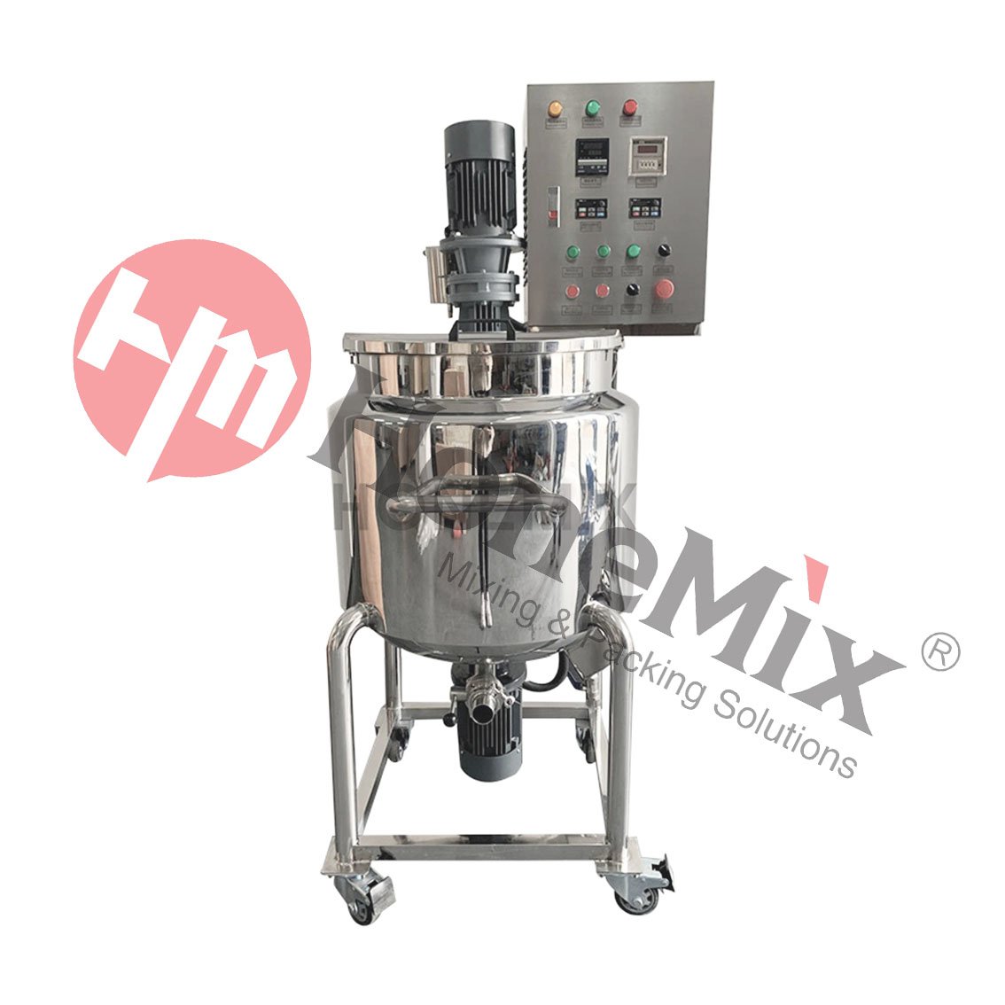 Industrial Mixer For Liquid Soap Making Stirring Liquid Detergent Homogenizer Mixer