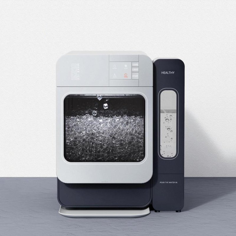 Apartment & Kitchen Using Quick Ice Making with Self-Cleaning Function Countertop Ice Maker