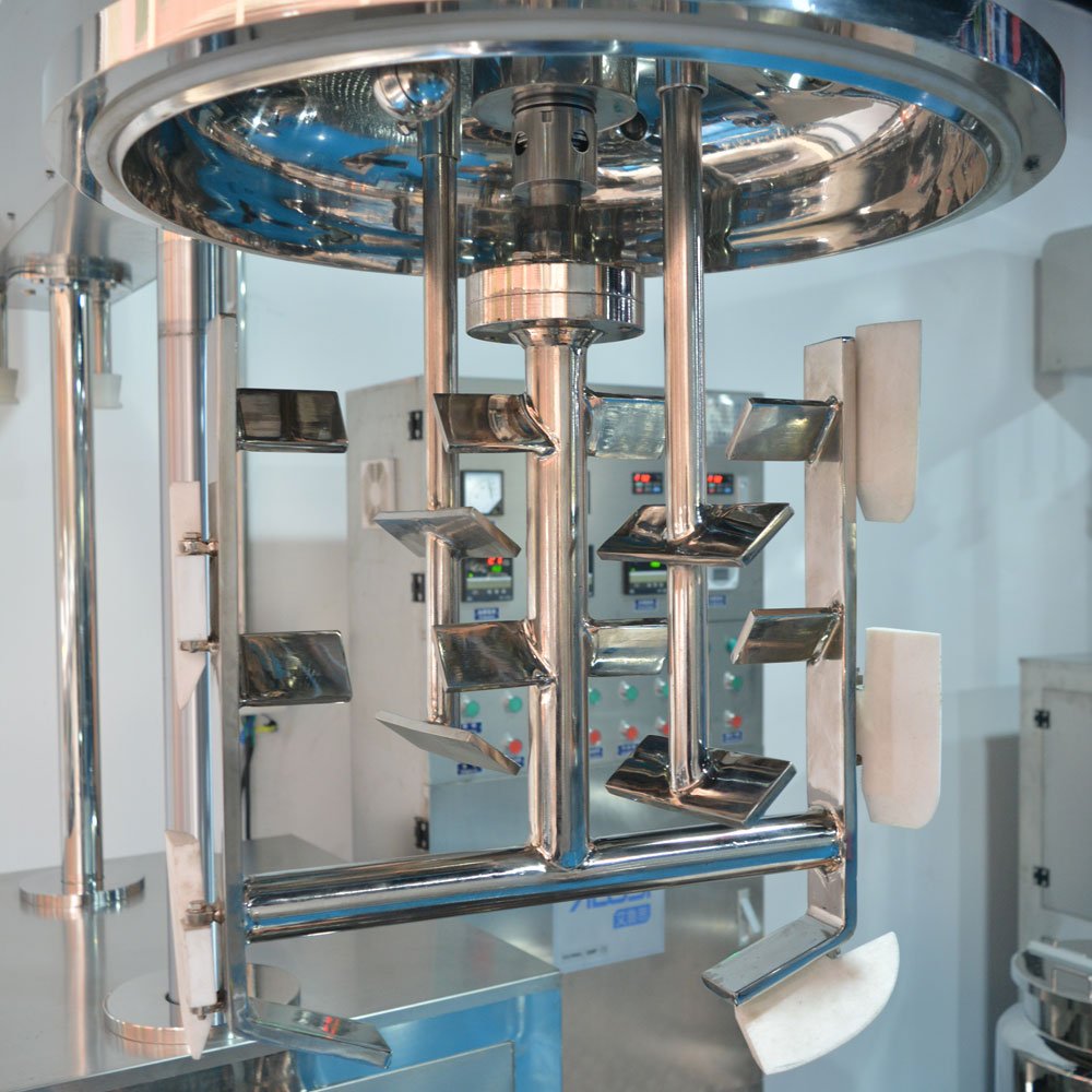 Cosmetic Machinery Vacuum Emulsifying Homogenizer Mixer for Cream Lotion Paste Making Production Line Vacuum Mixing