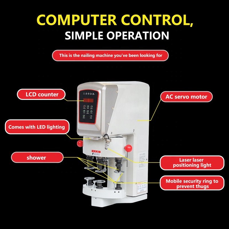 QK-838T Good Quality Automatic Industrial Hole Buttons Sewing Machine Servo Button Machines