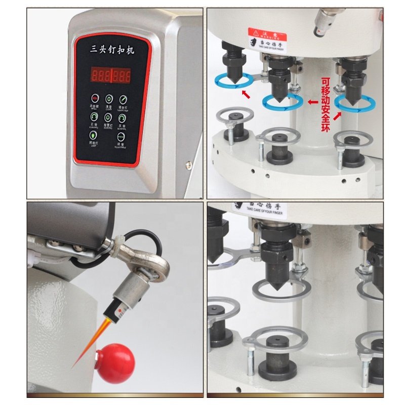 QK-838T Good Quality Automatic Industrial Hole Buttons Sewing Machine Servo Button Machines
