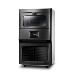 Ice Maker 30kg Commercial Milk Tea Shop Small Large Square Ice Cube Maker Liquid crystal display intelligent operation