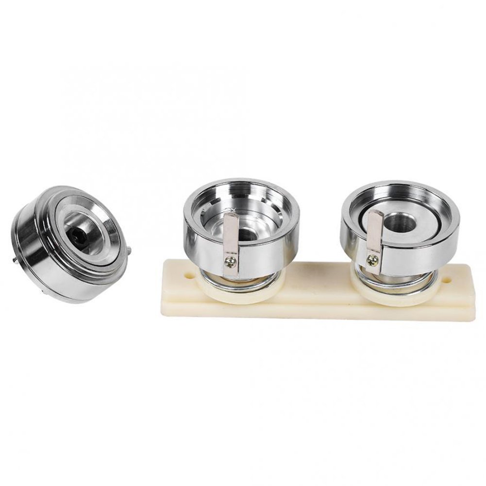 Automatic Metal Bottom Badge Maker Button Making Machine With Different Size Mould