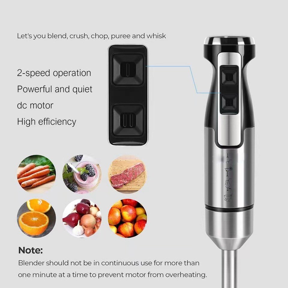 2-Speed Immersion Handheld Blender Stick
