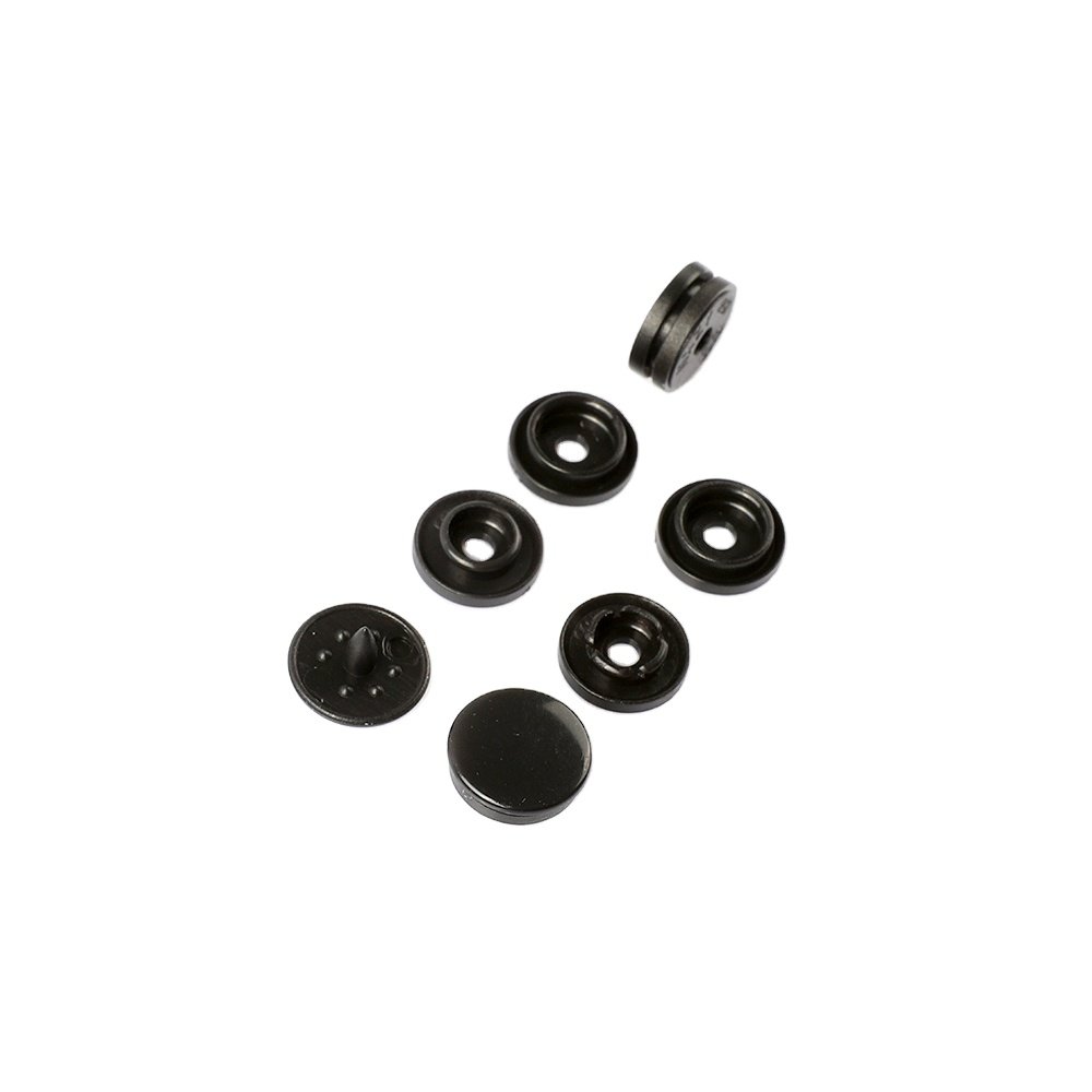 Factory Direct Eco-Friendly 1010 Plastic Snap Button Tape Clear Transparent Plastic Snap Button CR Button Snap For Garment Cloth