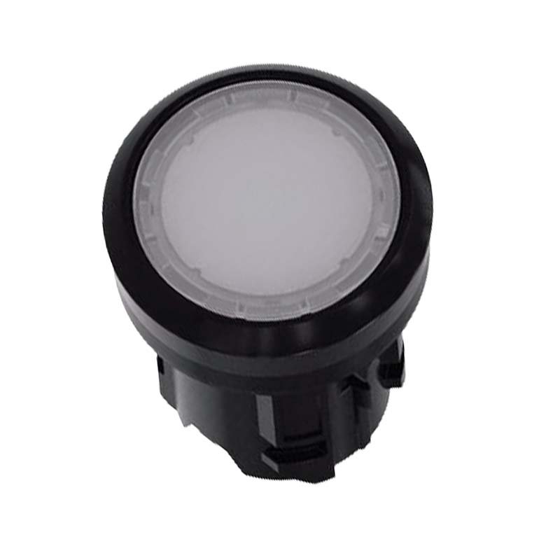 New Original Illuminated Pushbutton 3SU1001-0AB60-0AA0, 22 mm, Round, Plastic, White, Pushbutton, Flat Momentary Contact Type