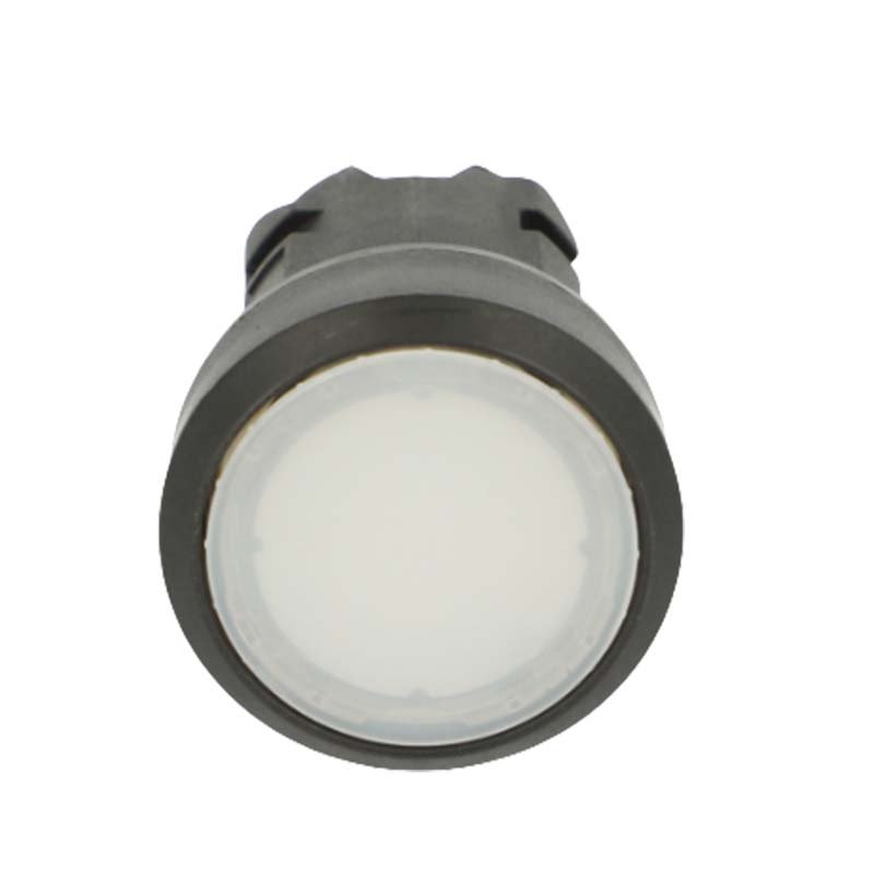 New Original Illuminated Pushbutton 3SU1001-0AB60-0AA0, 22 mm, Round, Plastic, White, Pushbutton, Flat Momentary Contact Type
