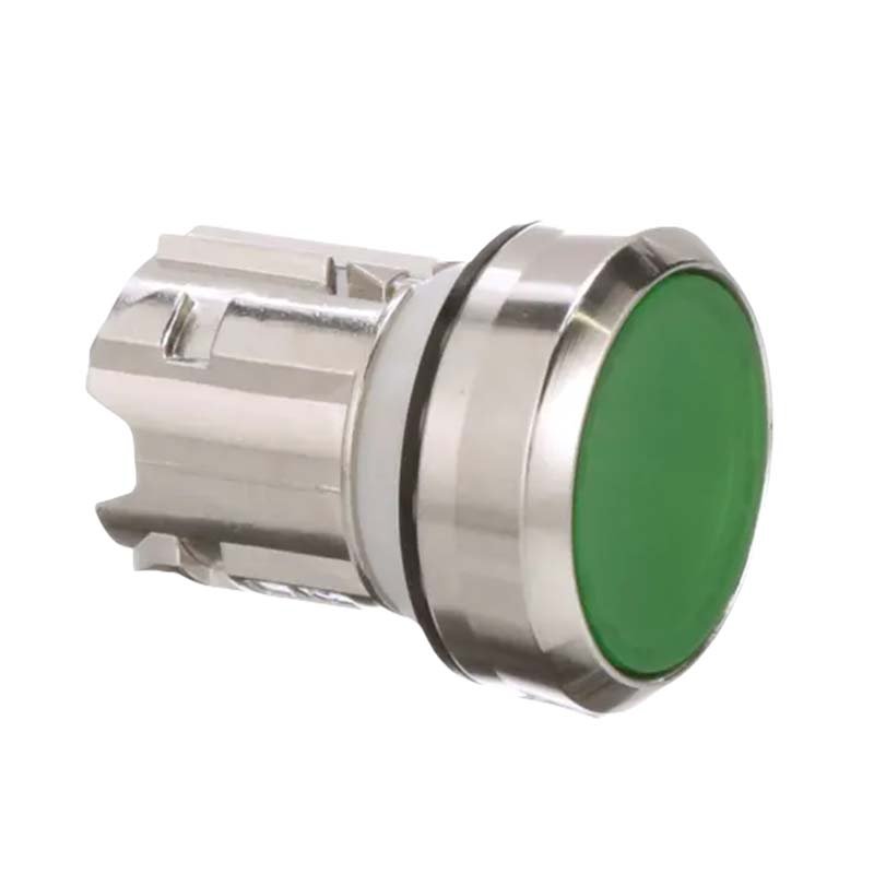 New Original Illuminated Pushbutton 3SU1051-0AB40-0AA0 22 mm, Round, Metal, Shiny, Green, Flat, Momentary Contact Type