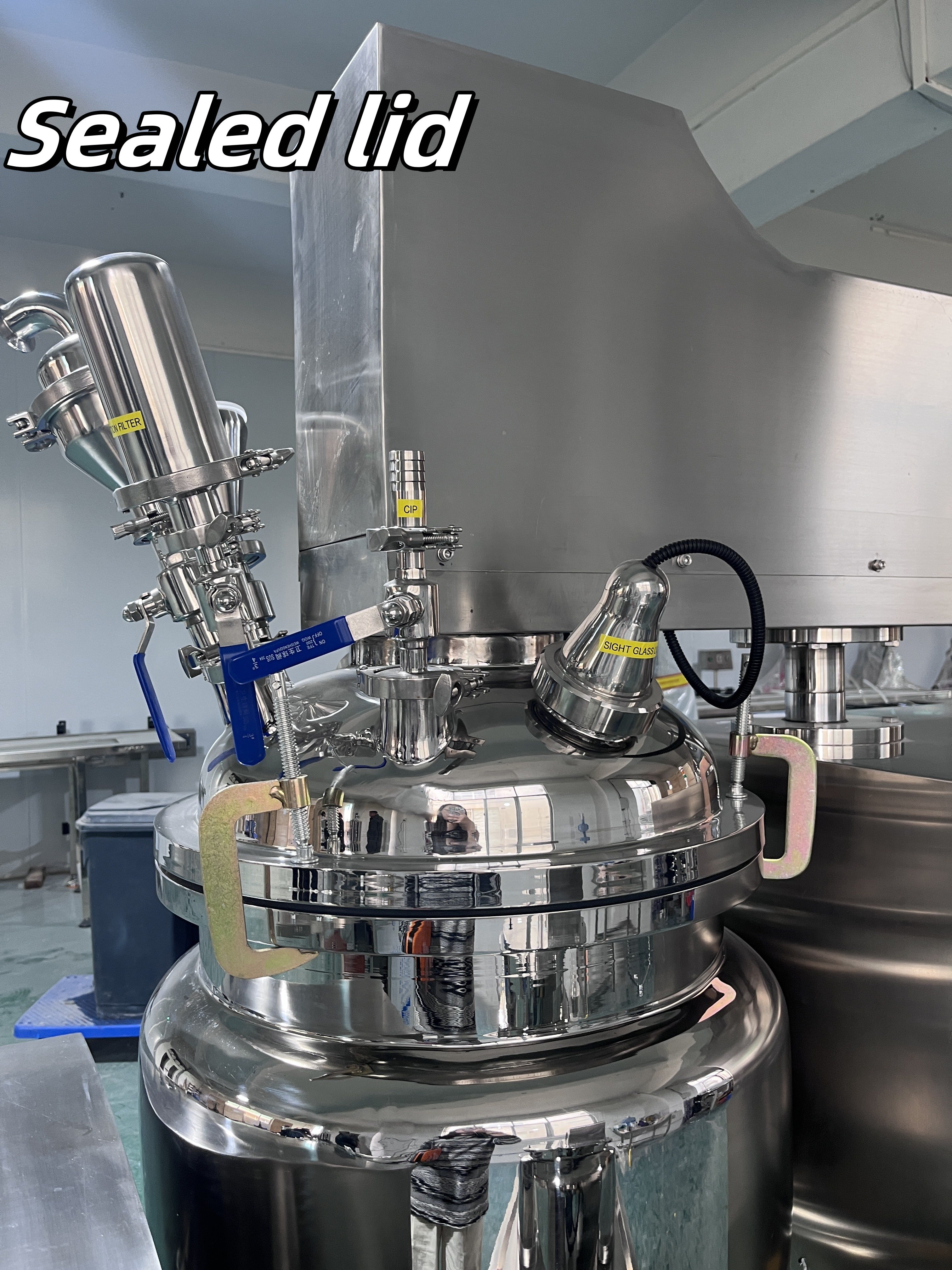 Hot Selling Toothpaste Making Machine SS316 Vacuum Mix Equipment 2024 Russia Cosmetic Manufacturing Machinery Cosmetic Mixer