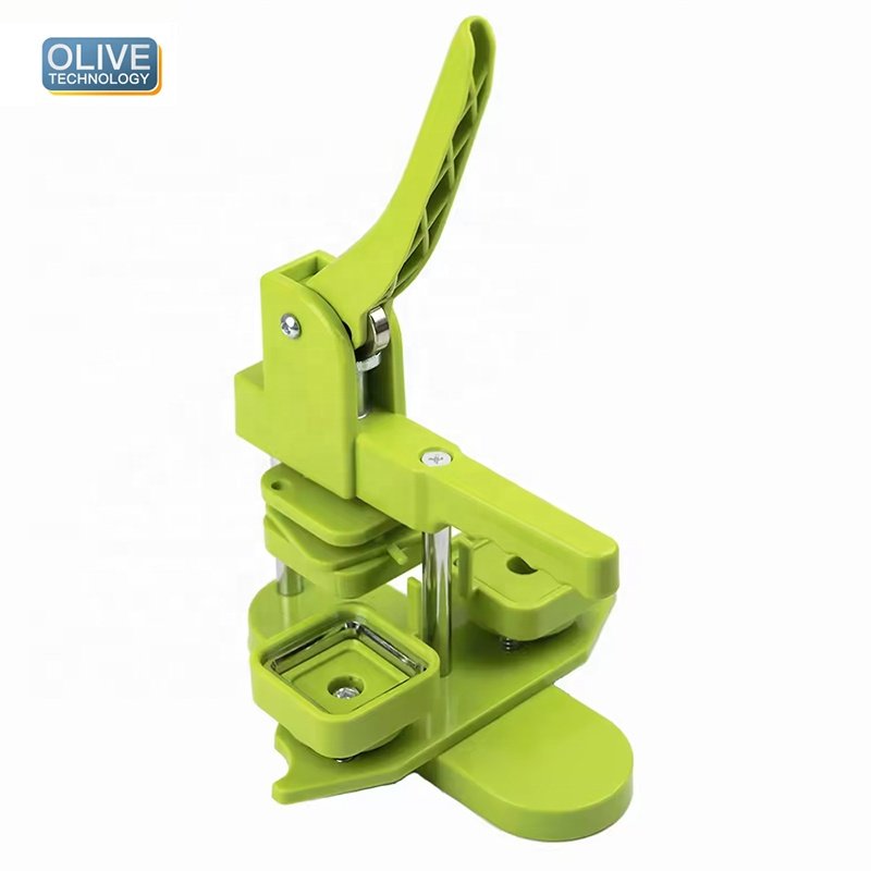High-Efficiency Production 50x50 Refrigerator New Metal Button Photo Square Fridge Magnet Making Machine