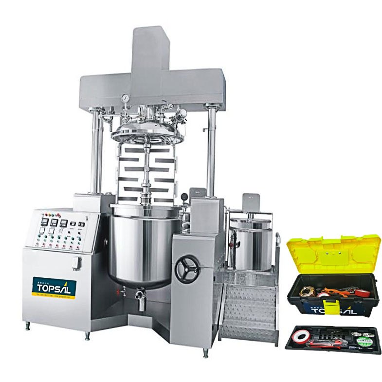Topsail 5L 20L 50L 100L Small Cosmetic Lotion Cream Making Machine Vacuum Emulsifying Mixer Homogenizer