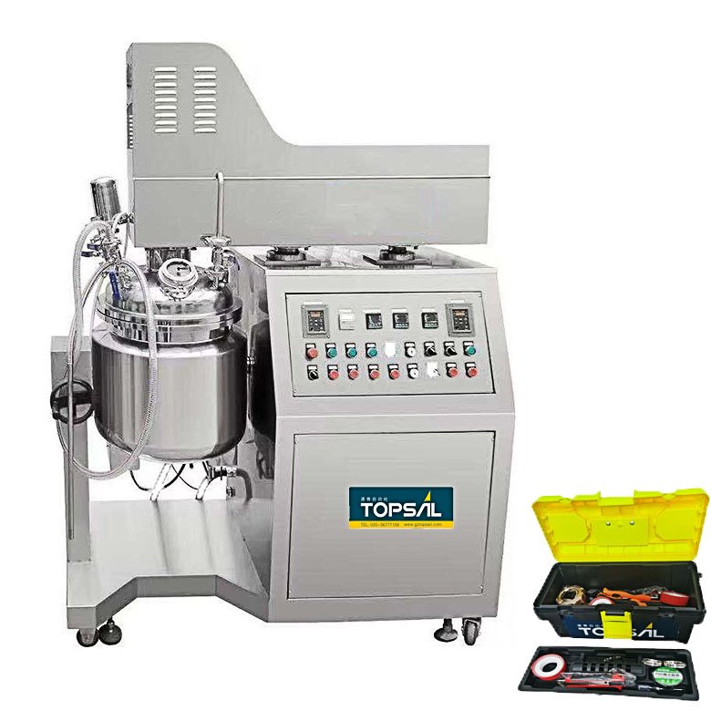 Topsail 5L 20L 50L 100L Small Cosmetic Lotion Cream Making Machine Vacuum Emulsifying Mixer Homogenizer