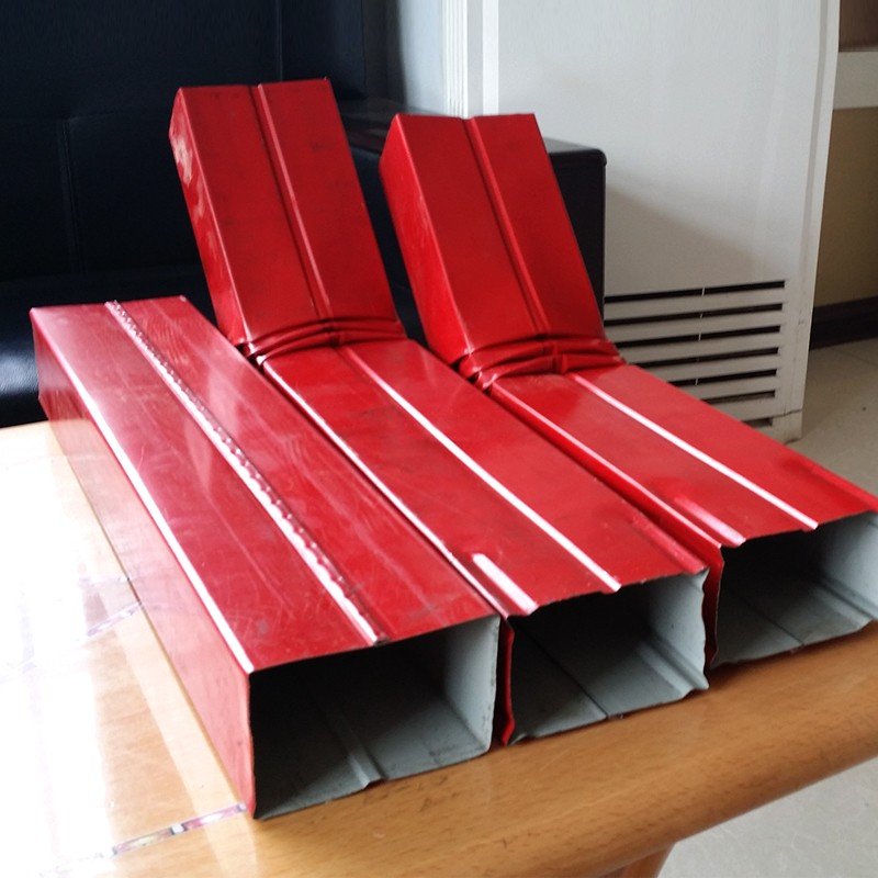 Best selling metal Half Round water Steel Rain Gutter Water gutter collector for roof Roll Forming Machine