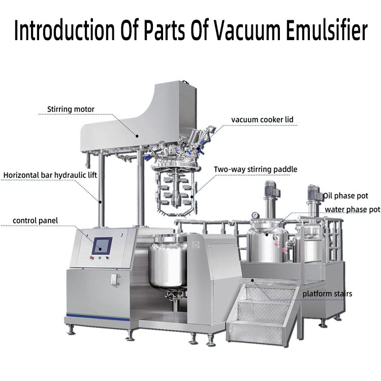 Detergent Mixing Machine Bath Soap Making Machine Shampoo Production Equipment
