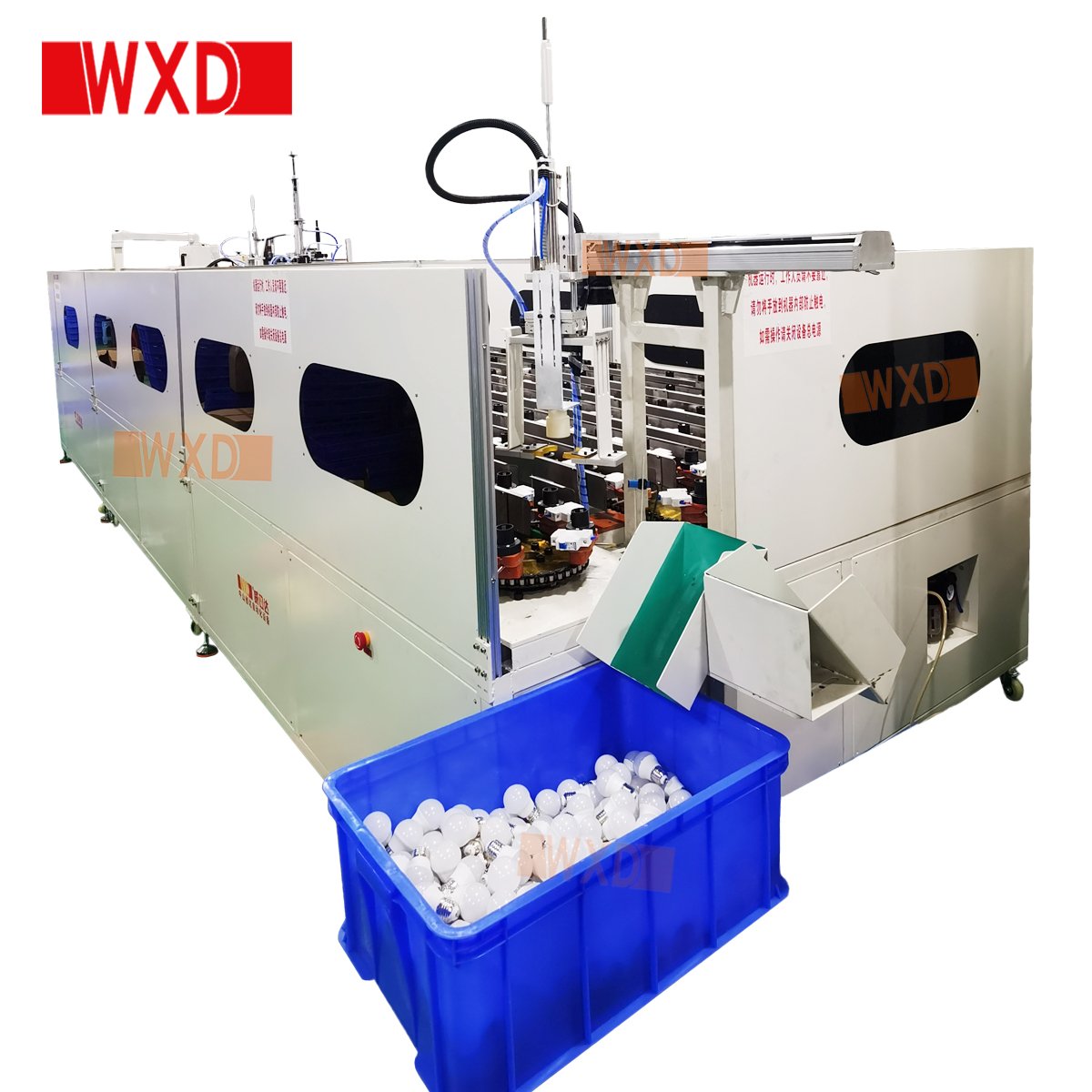 Low cost automatic production machine for led lamps Light bulb pressure plate glue button cover