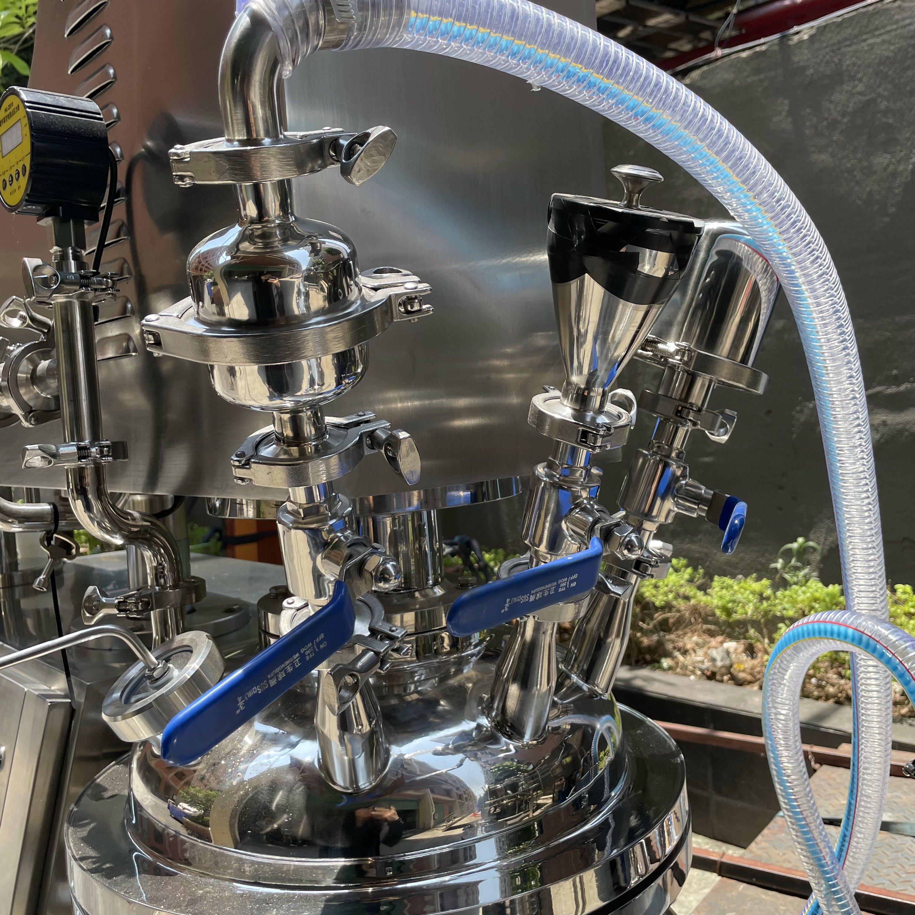 Vacuum emulsifier homogenizer mixer cosmetic cream making machine food mixing machine mixer industrial blender