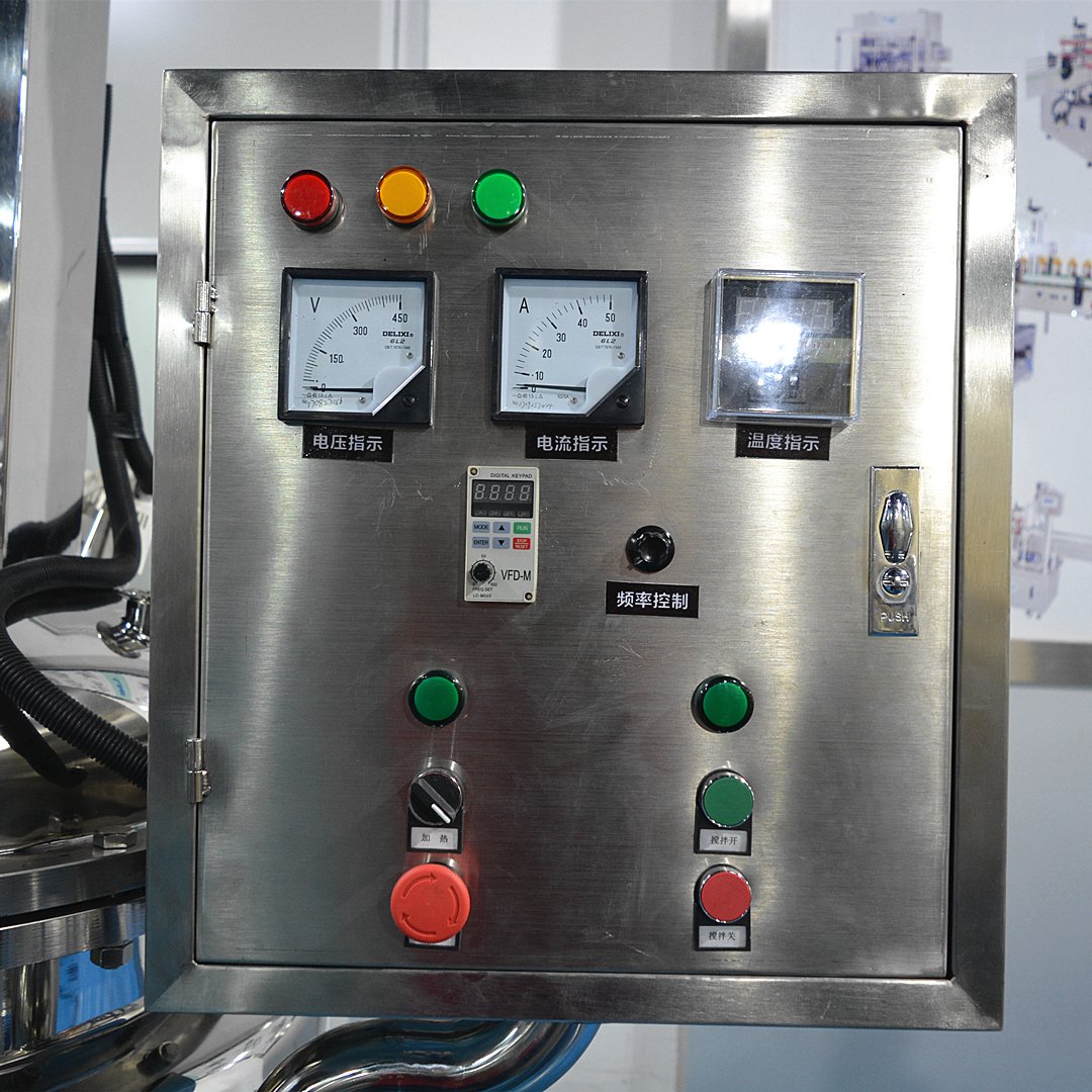 heated jacket mixing tank ointment vacuum emulsifying mixer grease oil blending machine