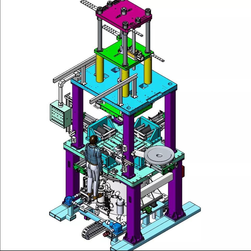 Kaya bullet aluminum low pressure gravity aluminium casting machine