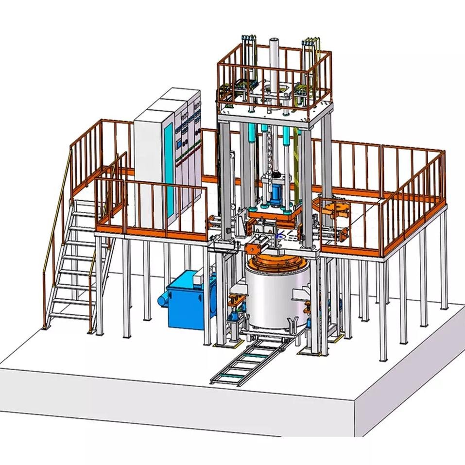 Kaya bullet aluminum low pressure gravity aluminium casting machine