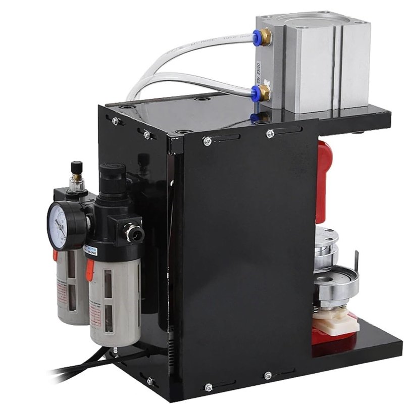 semi-automatic fridge magnet button machine to make photo magnets pneumatic magnet machine manufacturer