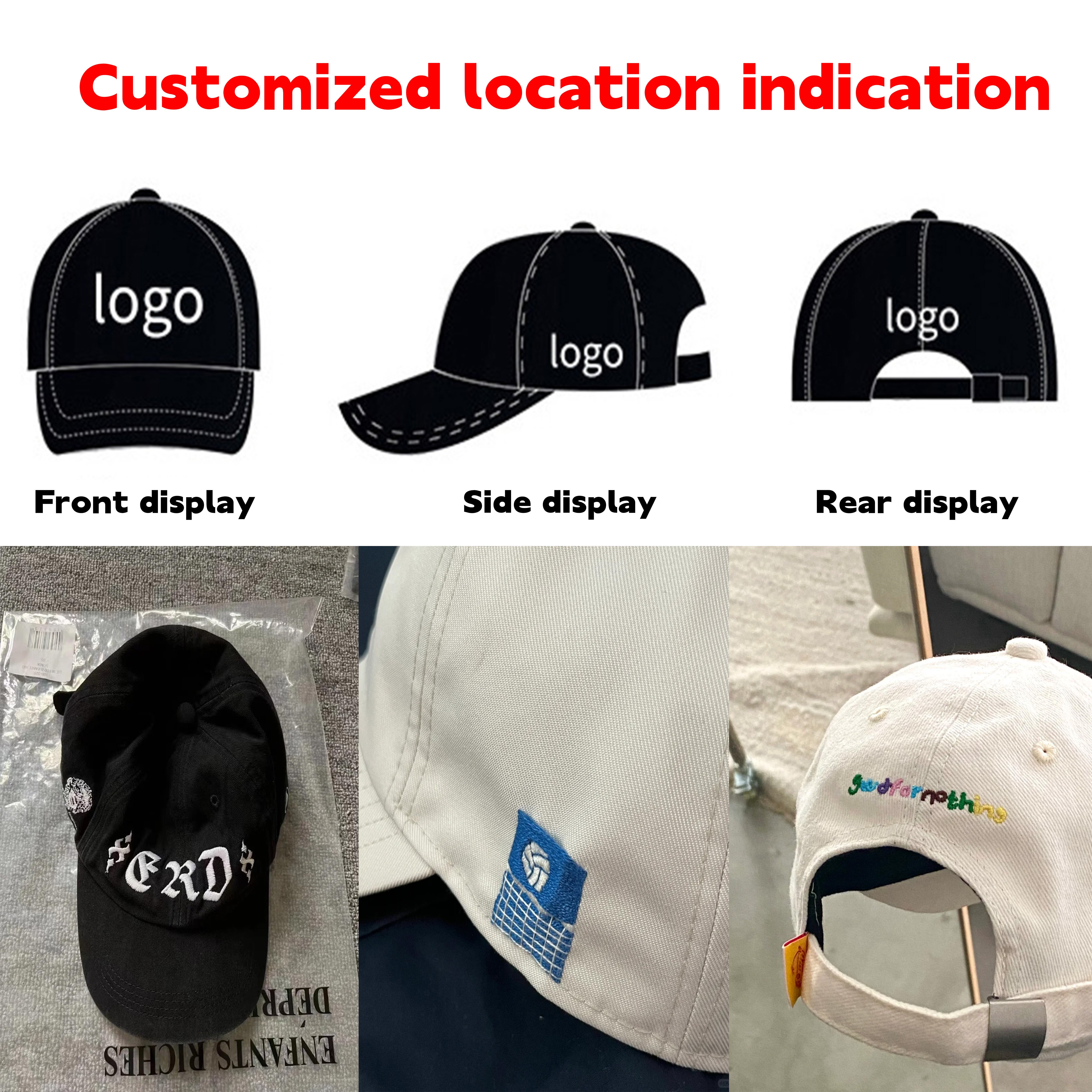 High quality baseball cap custom logo label blank pattern design luxurious sports comfort golf baseball hat