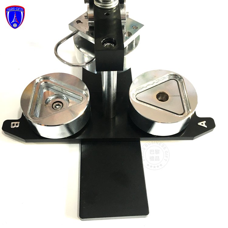 44mm button badge making machine Pin Badge press machine with metal pin back button material 500set
