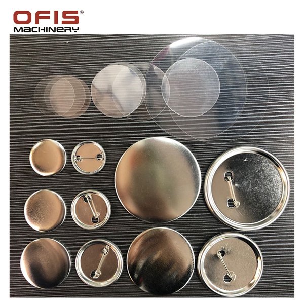 Yiwu Collection of Blank Button Badges in Various Sizes-25mm 37mm 44mm 58mm 75mm for Metal Based Badges Button Making Machines