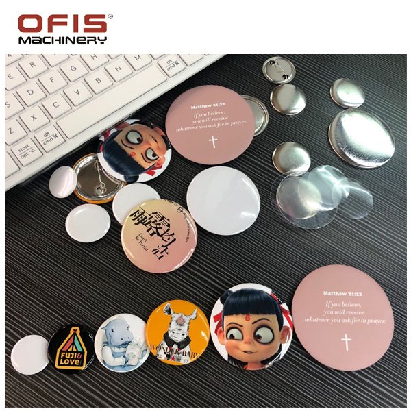 Yiwu Collection of Blank Button Badges in Various Sizes-25mm 37mm 44mm 58mm 75mm for Metal Based Badges Button Making Machines