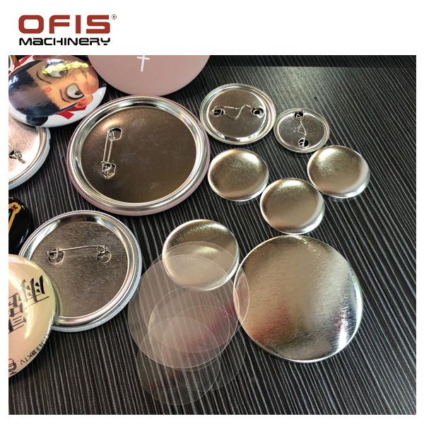 Yiwu Collection of Blank Button Badges in Various Sizes-25mm 37mm 44mm 58mm 75mm for Metal Based Badges Button Making Machines