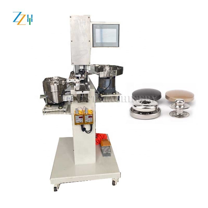 Stainless Steel Automatic Button Making Machine / Plastic Button Making Machine / Button Making Machines