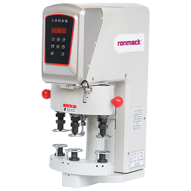 RONMACK 848E servo motor electrical type three head button attaching machine