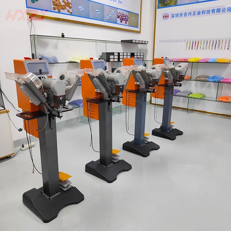 Automatic Fastener machine HXZY snap button hand press machine snap buttons making machines